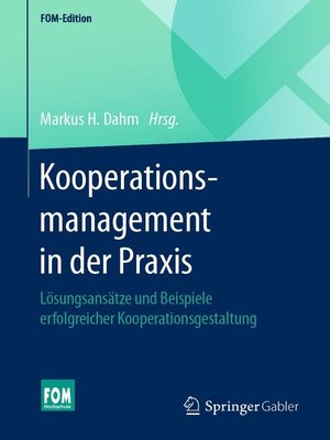cover image of Kooperationsmanagement in der Praxis